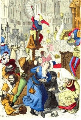 The Feast of Fools and dances of the Middle Ages. French School, The Middle Ages, A4 Poster, High Fantasy, Large Picture Frames, Learn French, 14th Century, Glossy Photo Paper, Middle Ages