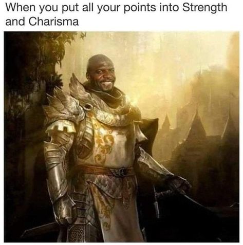 D D Funny, Dungeons And Dragons Memes, Dragon Memes, Dnd Funny, Terry Crews, Video Game Memes, D&d Dungeons And Dragons, Wow Art, Gaming Memes