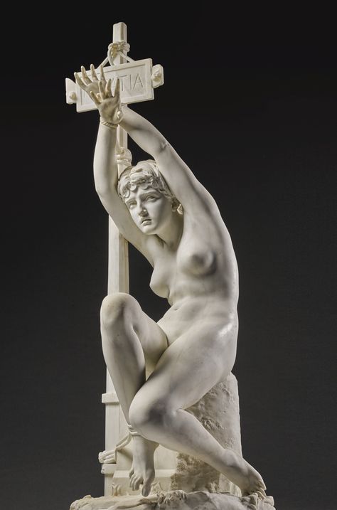 tabacchi, odoardo hypatia ||| statue ||| sotheby's l17232lot9gfy5en Anatomy Sculpture, Classic Sculpture, Greek Statues, Creation Art, Rennaissance Art, Roman Sculpture, Human Anatomy Art, Greek Sculpture, Poses References