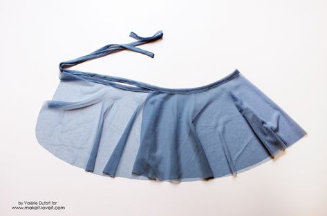 Easy Ballet Wrap Skirt Tutorial 21 Wrap Skirt Diy, Wrap Skirt Tutorial, Ballet Wrap Skirt, Wrap Skirt Pattern, Diy Skirts, Ballerina Skirt, Ballet Clothes, Skirt Tutorial, Diy Skirt