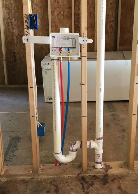 Rough Plumbing – Project Small House Sharkbite Plumbing, Bathroom Plumbing Rough In, Laundry Room Plumbing, Rough In Plumbing, Plumbing Rough In, Plumbing Vent, Plumbing Diagram, House Plumbing, Plumbing Layout