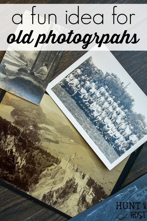 Do you wonder what to do with old photographs? See vintage photos all the time in thrift stores and flea markets? This easy DIY idea will help you add vintage artwork to your home in no time for little cost. These old photo updates are perfect for styling vignettes, gallery walss or updating family photos with personal meaning. #oldphotograph #vintage style #vignette #gallerywall #stencilproject #chalkart #makerboss #vintagephoto Styling Vignettes, Photo Organization Storage, Digital Photo Organization, Vintage Family Photos, Picture Organization, Scrub Corpo, Old Family Photos, Photo Restoration, Photo Organization