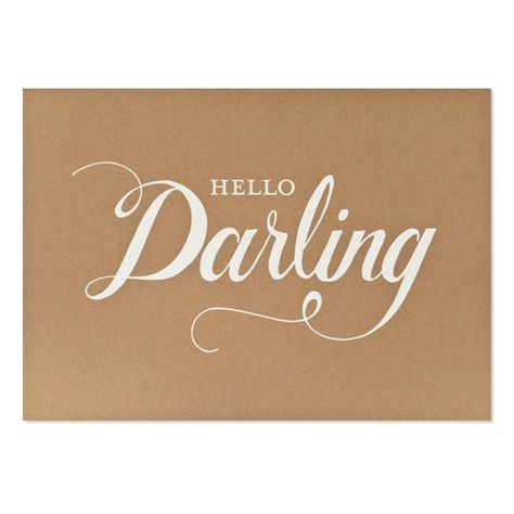 Letterpress printed by hand on antique machinery. White foil on kraft paper. Hand lettering by Joanna Reynolds Diy Foil, Sugar Paper, Hello Darling, Packaging Boxes, Typography Letters, Foil Stamping, The Words, Letterpress, Typography Design