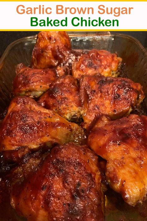 You searched for Garlic Brown Sugar Baked Chicken - 12 Onions Garlic Brown Sugar Chicken, Brown Sugar Chicken, Brown Sugar Recipes, Bake Chicken, Sugar Recipes, Pan Fry, Dried Thyme, Baked Garlic, Quick Chicken