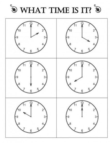 18 Telling Time To The Hour Resources - What time is it - Teach Junkie Telling Time Kindergarten, Inquiry Based Learning Activities, Time Kindergarten, Simple Present Tense Worksheets, Telling Time To The Hour, Lesson Plan Ideas, How To Tell Time, Telling Time Practice, Time To The Hour