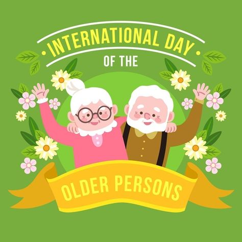 Hand drawn international day of the olde... | Free Vector #Freepik #freevector #people #hand #hand-drawn #celebration School Board Decoration, Web Development Agency, Old Person, Iphone Wallpaper Hd Nature, Board Decoration, Community Center, Social Activities, International Day, Senior Citizen