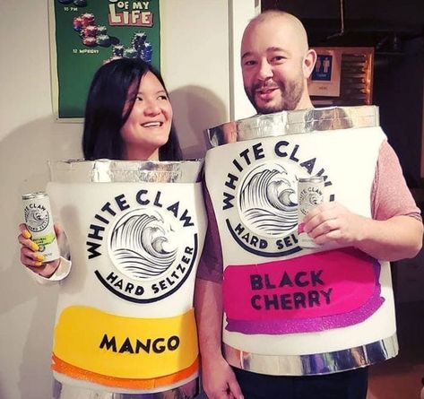 Ain't no laws when you're wearing one of these White Claw Halloween costumes. Whether you're going solo or in a group, these will inspire yours. #halloween #halloweencostumes #whiteclaw White Claw Costume Halloween, White Claw Halloween Costumes, White Claw Costume, Claw Costume, Cake Meme, Halloween Camping, White Claw, Black Halloween Dress, Liquid Courage