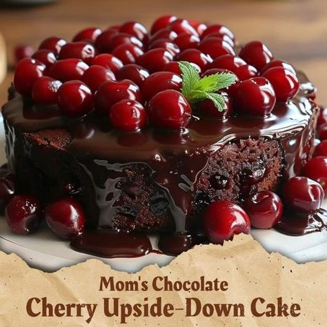 Caramel Cheesecake Bites, Chocolate Cherry Dump Cake, Cherry Upside Down Cake, Cherry Cake Recipe, Chocolate Chip Pudding, Cherry Muffins, Cherry Dump Cake, Chocolate Pudding Cake, Chocolate Chip Pudding Cookies