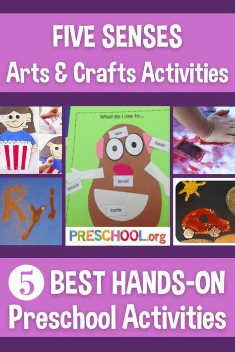 5 Senses Art Activities For Preschool, Preschool Senses Crafts, Preschool Five Senses Crafts, 5 Senses Sight Activities Preschool, 5 Senses For Preschoolers, 5 Senses Theme Preschool, Our 5 Senses Preschool Crafts, My 5 Senses Preschool Crafts, 5 Senses Preschool Activities Crafts