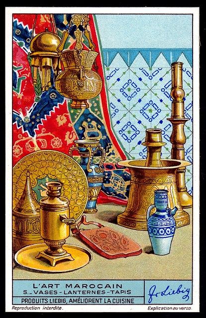 Moroccan Art Painting, Moroccan Painting, Art Marocain, الفن الرقمي, Moroccan Art, Arabic Art, Images Vintage, Home Decor Art, Vintage Travel Posters