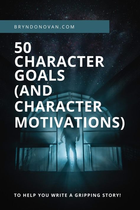 Goals and character motivation are essential to strong plotting. Get inspiration here—or use them as writing prompts! #character desires list #character goal examples #character goal generator #character wants list Character Desires, Character Wants, Character Goals, Motivation Writing, Novel Writing Outline, Character Motivation, Goal Examples, Writer Tips, Nonfiction Writing