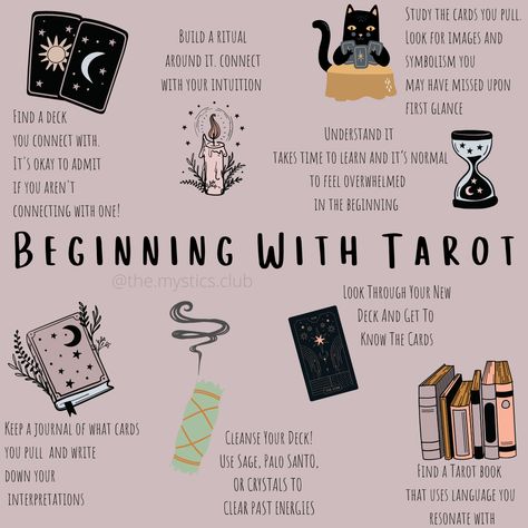 Witchcraft Tarot Cards, Tarot Cards Beginner, Wicca For Beginners Guide To Witchcraft, Witchy Templates, Paganism For Beginners, Tarot Basics, Beginner Witch Tips, Tarot Beginner, Tarot For Beginners