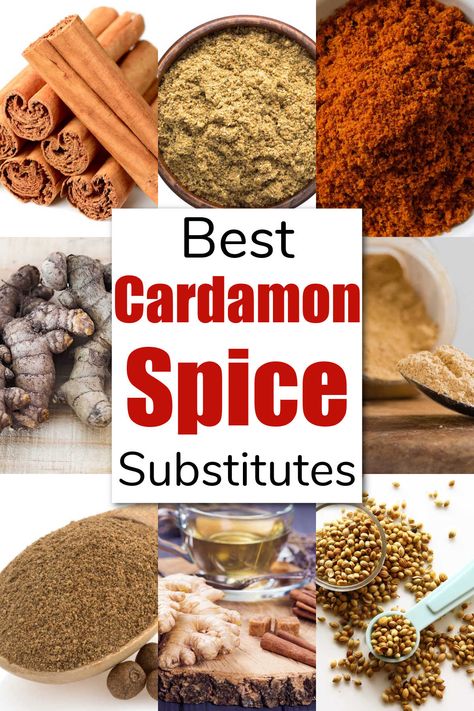 Your recipe calls for Cardamon, but you can't find any in your spice drawer? No Worries! There are many different substitutes that work wonderfully, and we'll walk you through all of them to save you an unplanned trip to the grocery store! via @savorandsavvy Substitute For Cardamom, Cardomom Recipes, Swedish Cuisine, Cooking Substitutions, Good Pie, Apple Pie Spice, Spice Drawer, Clam Recipes, Chai Spice