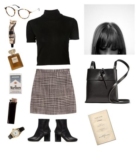 "Philosophy Student!" by virgo-princess95 ❤ liked on Polyvore featuring Missoni, American Apparel, Rosetta Getty, Chanel, BRONTE, Maison Margiela, Aesop, Kara and Ray-Ban Philosophy Student Outfit, Philosophy Major Outfit, Philosophy Outfit, Grey Academia Aesthetic Outfit, Gray Academia Aesthetic Outfit, Philosophy Student Aesthetic, Grey Cardigan Outfit Aesthetic, Virgo Rising Style Aesthetic, Academia Fashion