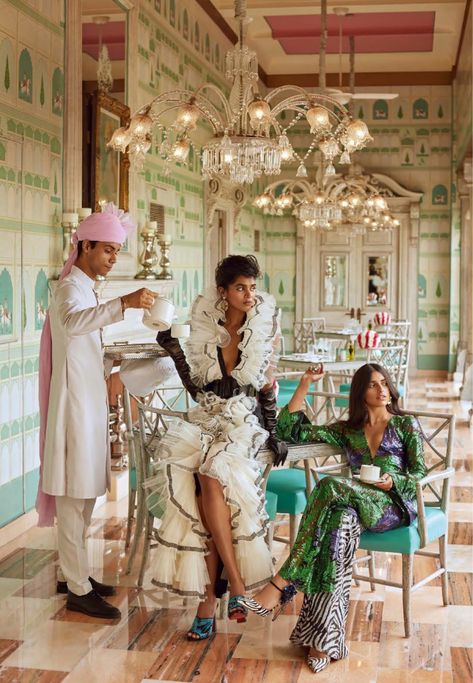 Saffron Vadher, Radhika Nair, Hotel Photoshoot, Vogue Editorial, High Fashion Photography, Vogue India, Fashion Photography Editorial, How To Pose, Jodhpur