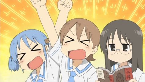 Nichijou (My Ordinary Life) Best Comedy Anime, Slice Of Life Anime, Filter Instagram, Comedy Anime, Kyoto Animation, Japanese Fan, Ordinary Life, Random Anime, Vsco Filter