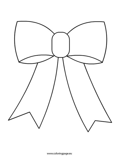 cute-bow2 Christmas Bow Template, Christmas Stockings Diy Pattern Templates Free Printable, Bow Pattern Printable Free, Drawing A Bow Ribbons, How To Draw Bows Ribbons, Bow Coloring Pages, Christmas Bows Drawing, Free Christmas Coloring Pages Printables, Bow Drawing Ribbon