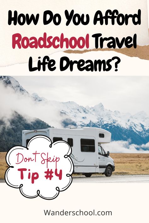 Life Dreams, Living On The Road, Rv Living Full Time, Homeschool Kids, Homeschool Learning, Homeschool Life, Family Budget, School Yard, Unschooling