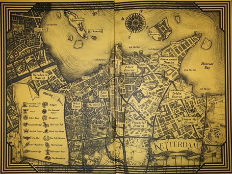 grishaverse map Ketterdam Map, Grishaverse Map, Grishaverse Books, Journal Pics, Bones Tv Show, Fantasy Book Series, Crooked Kingdom, Map Wallpaper, Bookish Things