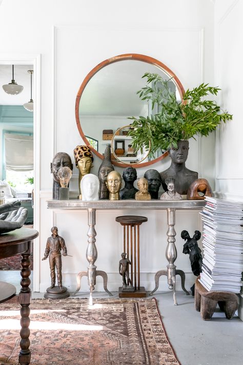 This Museum-Like Home Puts Our Vintage Collections to Shame Vintage Collections, Twenty Twenty, Eclectic Living Room, Maximalist Decor, Room Door, Eclectic Interior, Eclectic Home, Classic Furniture, Home Tour