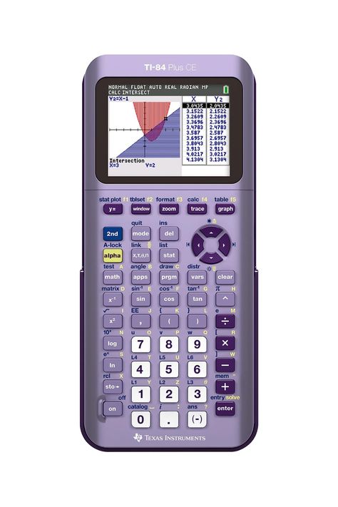 TI-84 Plus CE Color Graphing Calculator, Infinitely Iris, Multiple colors