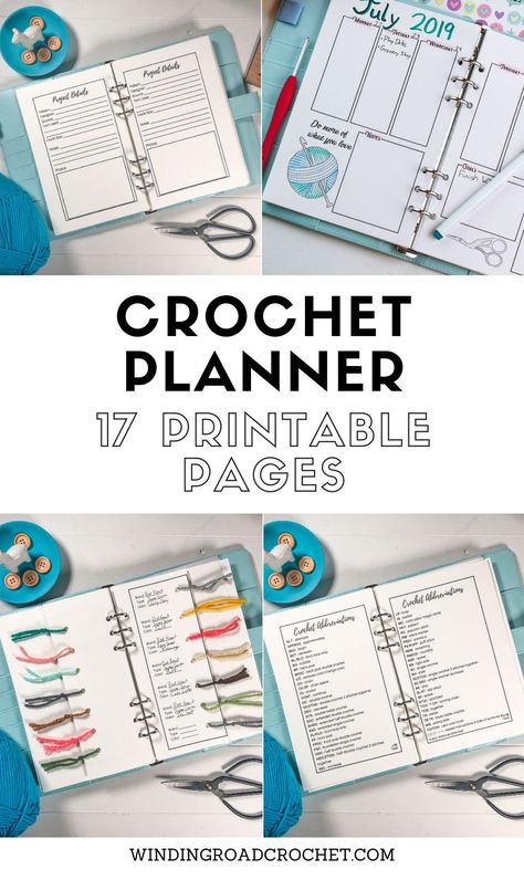 Crochet Patterns Template, Happy Planner Sizes Chart, Crochet Project Planner Free Printable, Crochet Printables Free, Crochet Planner Free Printable, Crochet Bujo, Free Printable Crochet Patterns, Crochet Project Tracker, Crochet Printables