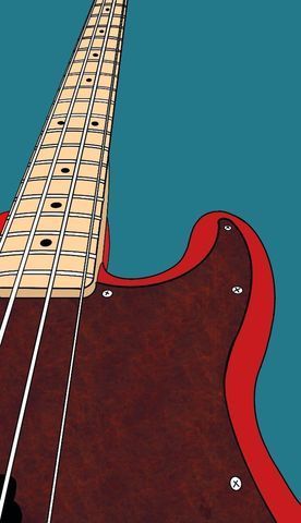 Bass Guitar Aesthetic Wallpaper, Aesthetic Wallpaper Guitar, Bass Guitar Wallpaper, Guitar Aesthetic Wallpaper, Bass Guitar Aesthetic, Wallpaper Guitar, Fearless Tattoo, Guitar Wallpaper, Guitar Aesthetic