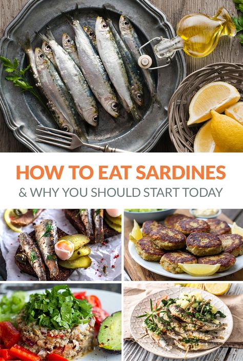 Sardines Benefits, How To Eat Sardines, Sardine Recipes Canned, Grilled Sardines, Sardine Recipes, Best Superfoods, Easy Family Meals, Fish Dishes, Start Today