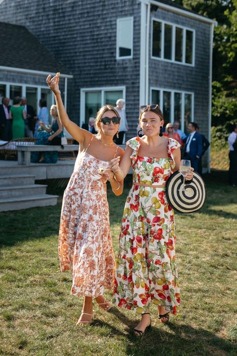 A home wedding in Cape Cod | Madeleine and Roger - Mavinhouse Events Madeleine, Summer Cocktail Attire, Wedding Guest Outfit Inspiration, Party Dress Codes, Christmas Patio, Garden Party Outfit, Formal Wedding Attire, Formal Wedding Guests, Spring Wedding Guest