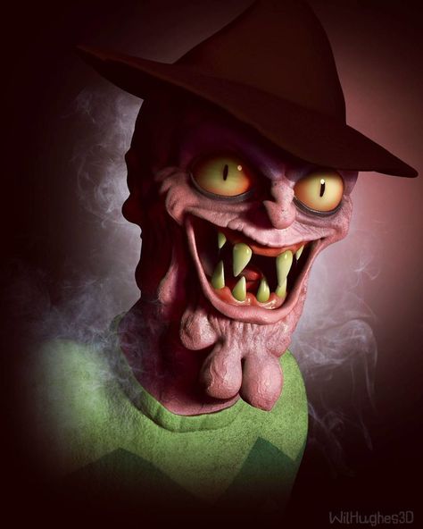 Scary Terry by Wil Hughes Scary Terry, Rick And Morty Characters, Cartoon Faces, Rick And Morty, Cultura Pop, Art Watercolor, Artist At Work, 3d Art, Digital Artist