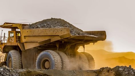 Free photo large truck carrying sand on ... | Free Photo #Freepik #freephoto #mining-industry #mining #heavy-machinery #construction-machinery Large Truck, Iron Ore, Types Of Work, Cabin Air Filter, Supply Chain Management, Emerging Technology, Diesel Fuel, West Bengal, Emergency Service