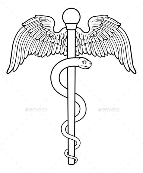 Rod of Asclepius Aesculapius Medical Symbol #AD #Asclepius, #SPONSORED, #Rod, #Aesculapius, #Symbol Rod Of Asclepius Tattoo, Rod Of Asclepius, Medical Tattoo, Alchemic Symbols, Medical Symbols, Symbol Tattoos, Patch Work, A Snake, Doctor Medical