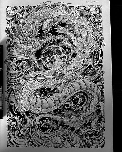 Detailed Ink Drawing. Croquis, Micron Pen Art, Philippine Mythology, Pen Art Work, A Level Art Sketchbook, Kerby Rosanes, Pen Art Drawings, Gothic Fantasy Art, Dark Artwork