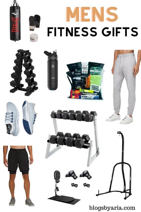 Gift guide for men who love to workout Guys gift guide mens fitness gift ideas many of these I've gotten for my husband over the years and have held up over time gift guide the best gift ideas Gifts For Fitness Lovers Men, Workout Gifts For Men, Gifts For Gym Lovers Men, Fitness Gifts For Men, Gifts For Gym Lovers, Gift Guide For Men, Gym Gifts, Christmas Gifts For Husband, Christmas Gifts For Boys