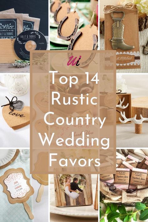 Get inspired on Rustic Country Wedding Unique Favors ideas your guests will love! For a perfectly rustic, western country, and outdoor-themed wedding. Give your guests a special and useful gift they always remember your dream wedding day. Choose the perfect Creative Wedding Favors for a rustic wedding party and reception from on a budget cheap gifts, DIY favors, personalized wedding favors, and gifts and Edible Wedding Favors all with a rustic country wedding style #rusticwedding #weddingfavors Farm Wedding Favors, Western Wedding Favors, Barn Wedding Favors, Country Themed Wedding, Country Wedding Favors, Rustic Bridal Shower Favors, Western Themed Wedding, Wedding Favor Ideas, Rustic Wedding Gifts