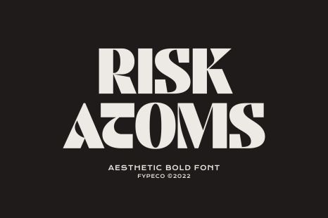 Risk Atoms – Aesthetic Bold Font Atoms Aesthetic, Typography Trends, Bold Serif Fonts, Interactive Web Design, Trending Fonts, Logo Quotes, Minimalist Font, Elegant Serif Fonts, Aesthetic Fonts