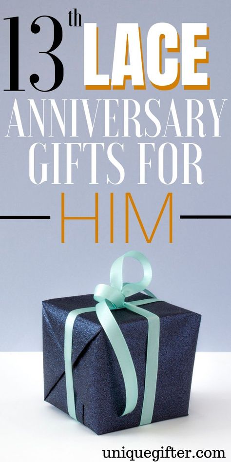 13th Lace Anniversary Gifts For Him | Gifts for 13th Wedding Anniversary | Gifts For Husband | Creative Anniversary Gifts | Creative 13th Anniversary Gifts | Anniversary Gifts For Him | Lace Anniversary Gift Ideas | Gift Ideas For 13th Anniversary | #gifts #giftguide #anniversary #presents #unique via @ 13 Year Wedding Anniversary, 13th Anniversary Gifts, Anniversary Ideas For Him, 3rd Year Anniversary Gifts, Birthday Present For Husband, Present For Husband, 13th Anniversary, Unique Gifts For Dad, Husband Anniversary