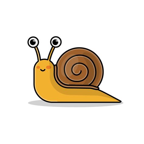 Snails Drawing, Cute Snails Doodle, Snail Doodle, Snail Cute, Snail Painted Rock, Snail Drawing Simple, Cute Snail Doodle, Cute Snail, Snail Painting