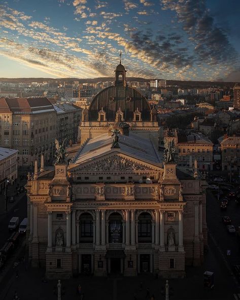 Lviv Ukraine, European Architecture, City Landscape, Lviv, Beautiful Views, Big Ben, Aesthetic Wallpapers, Ukraine, Beautiful Places