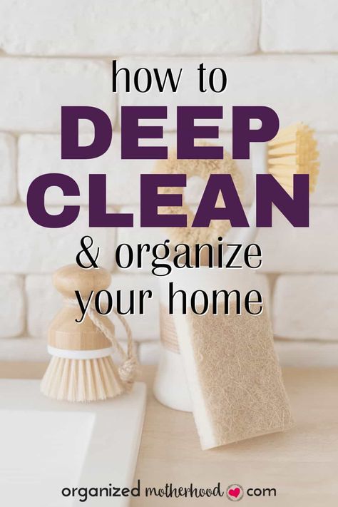 How to Deep Clean and Organize Your House The Best Way To Clean Your Room, Deep Home Cleaning, Deep Clean And Organize House, Home Cleaning And Organization, Cleaning And Organizing Tips, Clean House In One Hour, How To Clean Your House, House Cleaning Aesthetic, Cleaner Organization