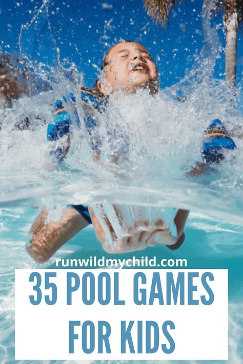 35 Best Swimming Pool Games for Kids (Fun & Easy Ways to Play) Pool Activities For Kids, Swimming Lesson Games, Pool Games To Play, Pool Games For Kids, Fun Pool Games, Swimming Games, Bd Ideas, Kids Olympics, Bio Pool