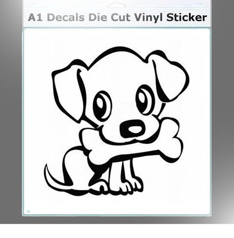 Cartoon Dog Drawing, Bone Drawing, Tattoo Tutorial, Dog Drawing Simple, Cute Dog Cartoon, Cute Dog Drawing, Puppy Clipart, Cute Puppy Breeds, Puppy Drawing