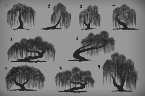 Willow Tree Drawing, Weeping Willow Tattoo, Tree Tattoo Color, Willow Tree Tattoo, Tree Tattoo Back, Tree Tattoo Men, Willow Tree Tattoos, Tattoo Tree, Family Tree Tattoo