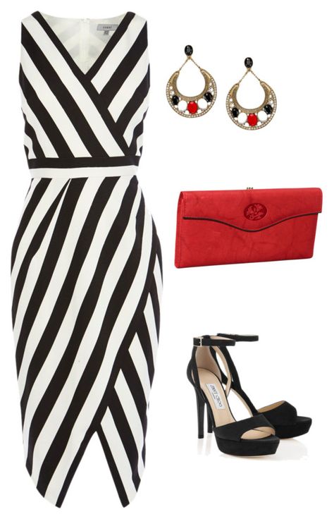 "Untitled #2049" by carlene-lindsay ❤ liked on Polyvore featuring Jimmy Choo, Buxton and INC International Concepts Fab Dress, Stunning Outfits, Work Attire, Dress And Heels, Inc International Concepts, Well Dressed, Business Fashion, Fashion Set, Classy Outfits