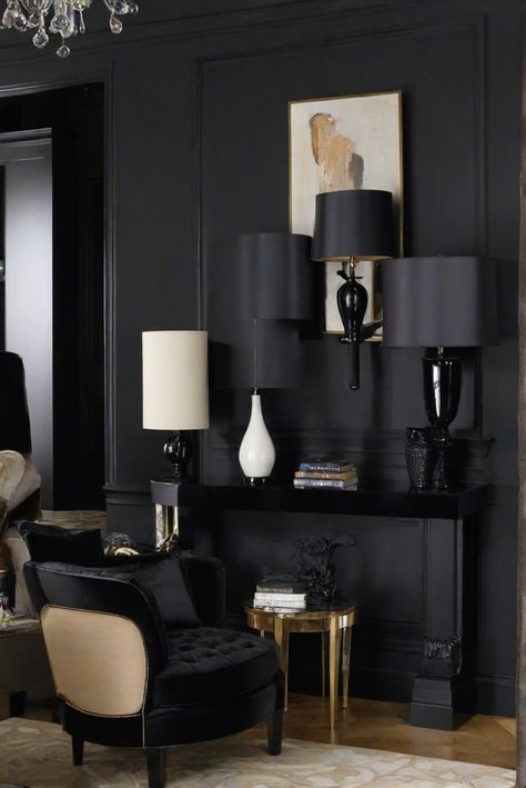 Black Beauty wall paint, living room, home renovation, interior design Living Room 2024, Room Walls, A Living Room, Room Paint, Small Living Room, Renovation Project, Black Beauty, Wall Color, Small Living