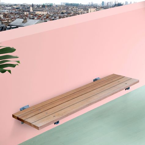 Balcony Bench, Outside Benches, Foldable Wall, Wall Bench, Folding Bench, Folding Walls, Window Projects, Outdoor Bath, Wall Seating