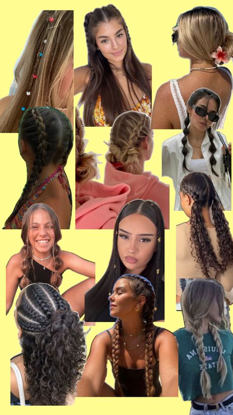 Pool Day Hair, Disney Hairstyles, Church Hairstyles, All Types Of Hair, Hairstyle Examples, Disney Hair, Cute Simple Hairstyles, Types Of Hair, Hair Inspiration Short