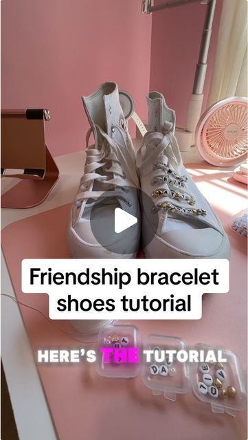 @fishbiscuitdesigns on Instagram: "Friendship bracelet shoes tutorial.  🫶 #erastour #friendshipbracelets #edinburgh #liverpool #london #cardiff #dublin #swifties #ttpd #ttpdoutfit #erastouroutfit #butdaddyilovehim #downbad #tutorial #howto #diy #swiftok #yoyok #taylorswift Taylor Swift Taylor Nation" Taylor Swift Converse Diy, Eras Tour Shoes Ideas, Eras Tour Sneakers, Taylor Swift Sneakers Diy, Eras Tour Converse, Taylor Swift Dublin, Taylor Swift Shoes Diy, Yoyok Taylorswift, Eras Tour Shoes