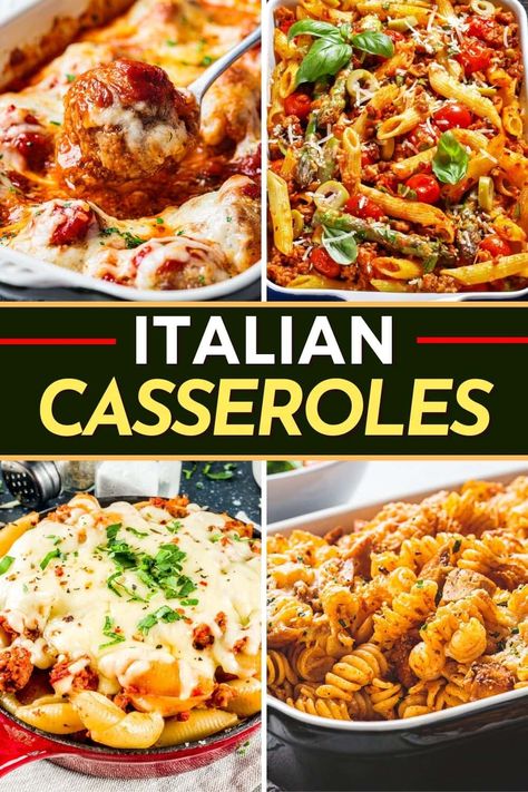 Ziti Chicken, Italian Casseroles, Italian Dishes Recipes, Best Italian Dishes, Italian Entrees, Italian Main Dishes, Italian Casserole, Simple Family Meals, Italian Dinner Recipes