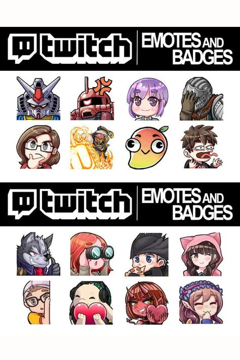 I will create custom twitch emotes and sub badges. usernames for twitch, twitch streaming tips, fabric streamers, streamer decorations birthday, streamer room ideas, twitch overlay animated, diy streamers, twitch overlay aesthetic, streamer decorations doorway, twitch streamer setup, wallpaper for twitch, discord name ideas, discord anime pfp cute, profile picture discord, twitch template, twitch alerts, twitch logo ideas, streamer ideas ceiling, twitch logo ideas, discord logo aesthetic, discor Emote Template, Streamer Ideas, Fabric Streamers, Diy Streamers, Streamer Decorations, Twitch Streaming Setup, Overlays Cute, Brochure Print, Email Marketing Template